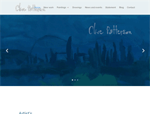 Tablet Screenshot of clivepatterson.com